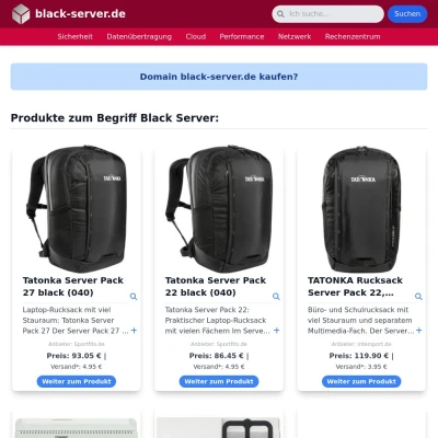 Screenshot black-server.de