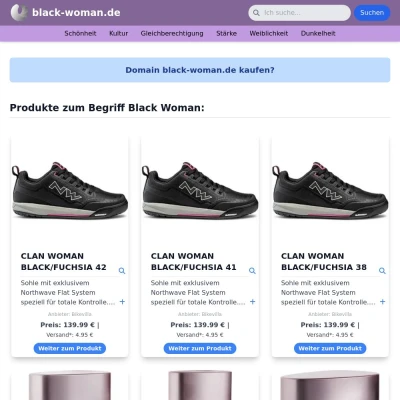 Screenshot black-woman.de