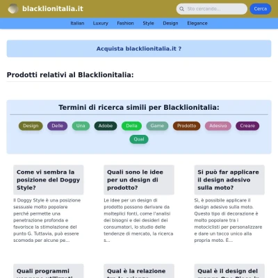 Screenshot blacklionitalia.it