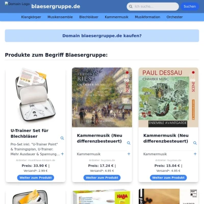 Screenshot blaesergruppe.de