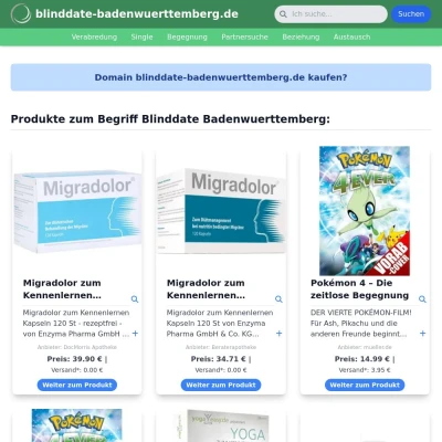 Screenshot blinddate-badenwuerttemberg.de