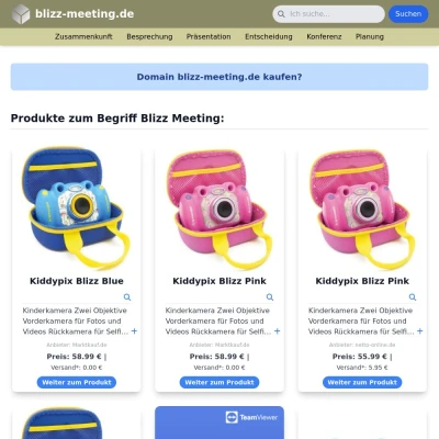 Screenshot blizz-meeting.de