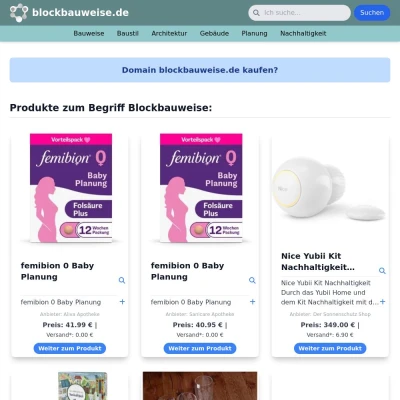 Screenshot blockbauweise.de