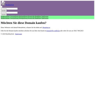 Screenshot blockbuch.de