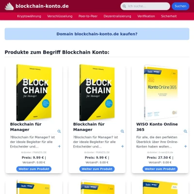 Screenshot blockchain-konto.de