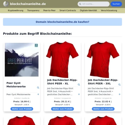 Screenshot blockchainanleihe.de