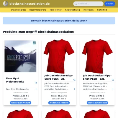 Screenshot blockchainassociation.de