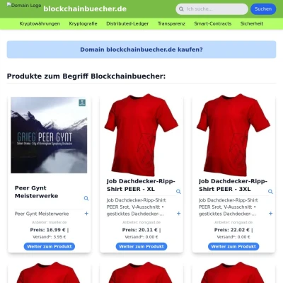 Screenshot blockchainbuecher.de