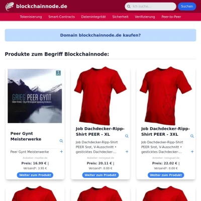 Screenshot blockchainnode.de