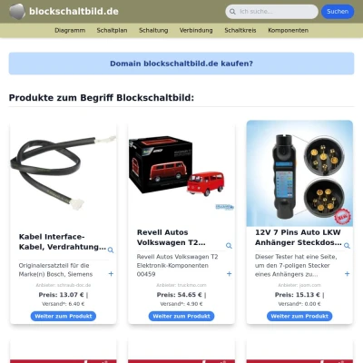 Screenshot blockschaltbild.de