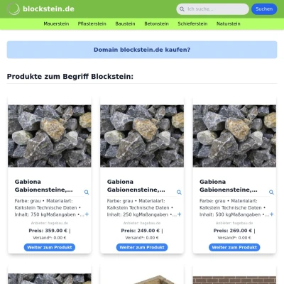 Screenshot blockstein.de