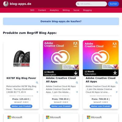 Screenshot blog-apps.de