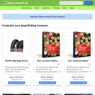 Screenshot blog-content.de