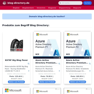 Screenshot blog-directory.de