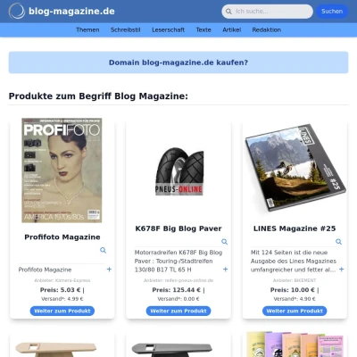 Screenshot blog-magazine.de