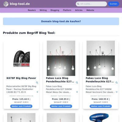 Screenshot blog-tool.de