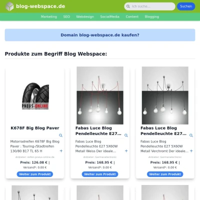 Screenshot blog-webspace.de