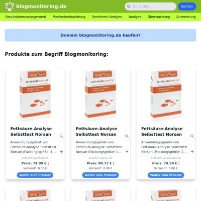 Screenshot blogmonitoring.de