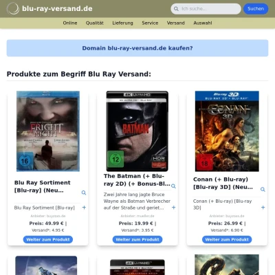 Screenshot blu-ray-versand.de