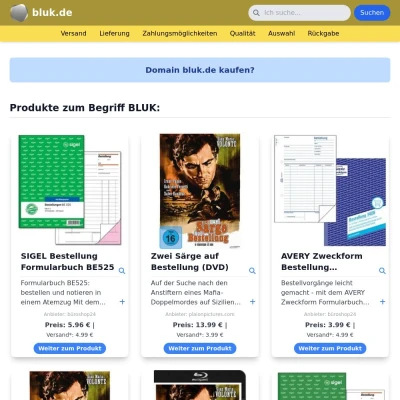 Screenshot bluk.de