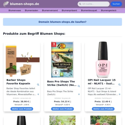 Screenshot blumen-shops.de