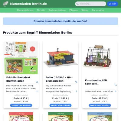 Screenshot blumenladen-berlin.de