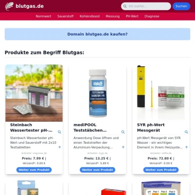 Screenshot blutgas.de