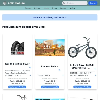 Screenshot bmx-blog.de