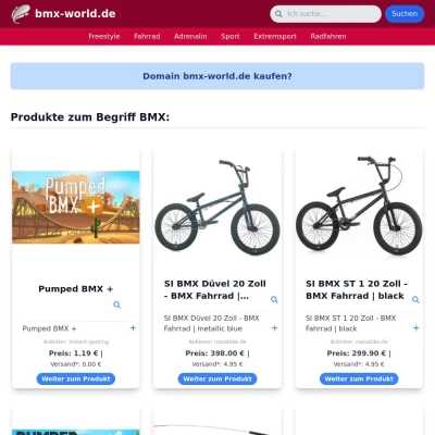 Screenshot bmx-world.de