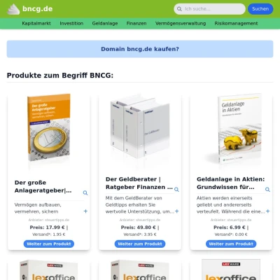 Screenshot bncg.de