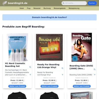 Screenshot boarding24.de