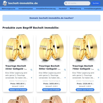 Screenshot bocholt-immobilie.de