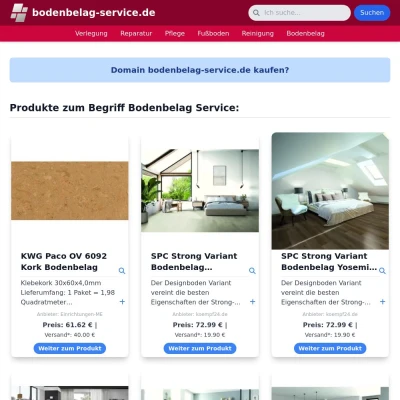 Screenshot bodenbelag-service.de