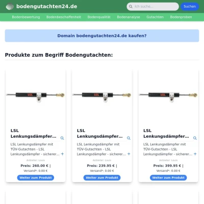 Screenshot bodengutachten24.de