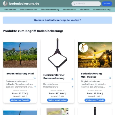 Screenshot bodenlockerung.de