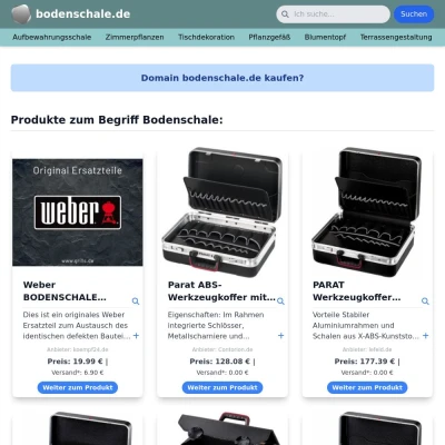Screenshot bodenschale.de