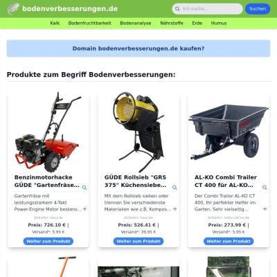 Screenshot bodenverbesserungen.de