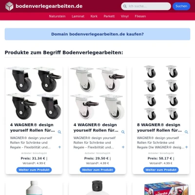 Screenshot bodenverlegearbeiten.de