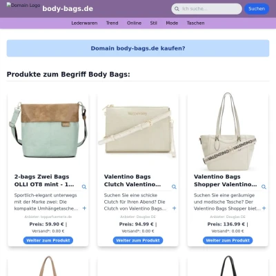 Screenshot body-bags.de