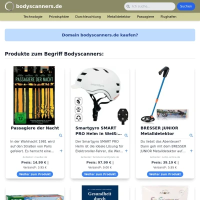 Screenshot bodyscanners.de