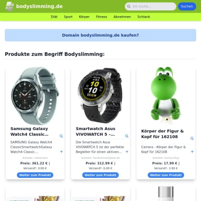 Screenshot bodyslimming.de
