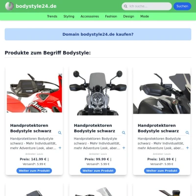 Screenshot bodystyle24.de