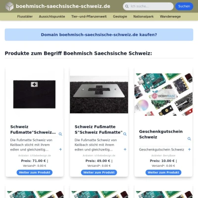 Screenshot boehmisch-saechsische-schweiz.de
