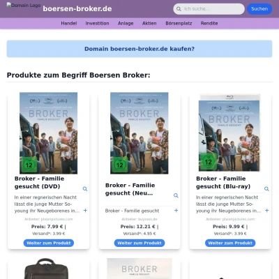 Screenshot boersen-broker.de