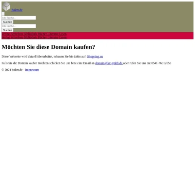 Screenshot bokm.de