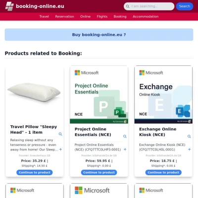 Screenshot booking-online.eu