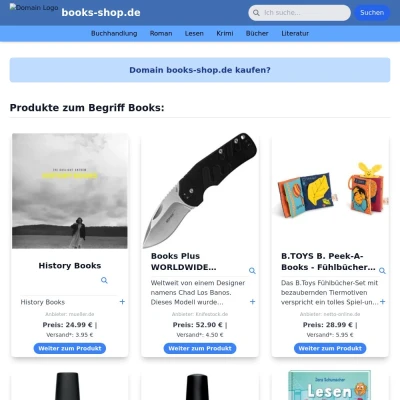 Screenshot books-shop.de