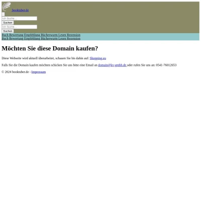 Screenshot booktuber.de