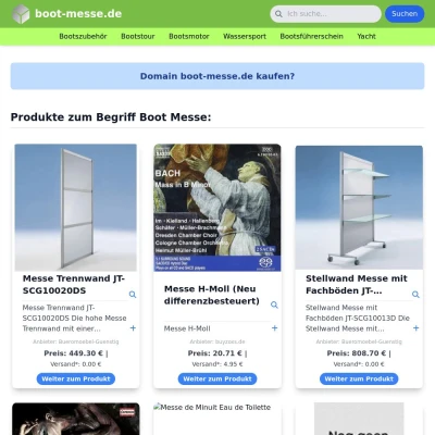 Screenshot boot-messe.de