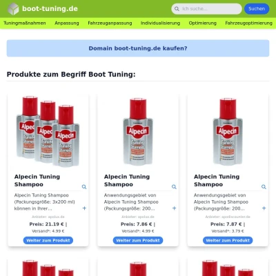 Screenshot boot-tuning.de
